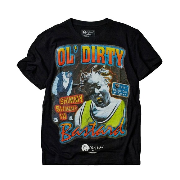 Reason X ODB Other - ODB Reason Men’s Black Ol' Dirty Bastard Short Sleeve Cotton T-Shirt Tee Size XL